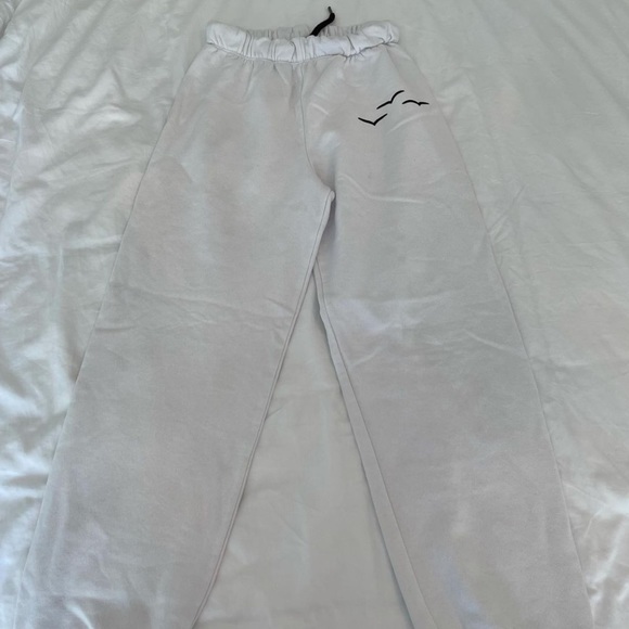 white lazy pants sweatpants !! - Picture 1 of 2